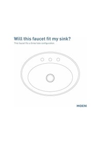 Resim Moen Ts6984bg İki 8 Inç Yaygın Kol Banyo Bataryası Trim Seti Valf Çok Renkli 