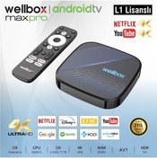 Resim wellbox Max Pro 4k Android Tv Box Netflix 4k 2023 