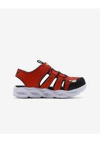 Resim Skechers Thermo-splash - Hydro-flare Büyük Erkek Çocuk Kırmızı Işıklı Sandalet 400613l Rdbk Kırmızı 