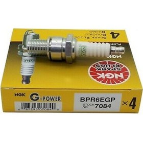 Resim Ngk Bpr6e-bpr6es-bpr6ey 7084 G Power Platinyum 4'lü Buji 