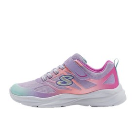 Resim Skechers Bounder Kız Çocuk Mor Günlük Ayakkabı 