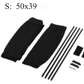 Resim Willowhaven 2 Adet Evrensel Araç Yan Cam Perdesi Güneşlik Seti Siyah 50x39 Cm 