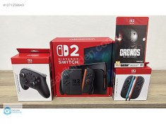 Resim Nintendo Switch 2 + CRONOS + Pro Controller + Joycon + TAKAS !! 
