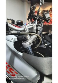 Resim Bay4Global Bmw F650Gs Twin Gidon Yükseltme 20Mm Gri 