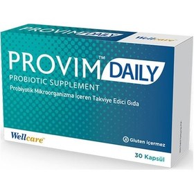 Resim Wellcare Provim Daily Probiyotik 30 Kapsül 