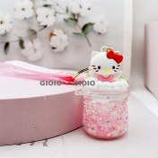 Resim Silver1 Gıoıo Yeni Sevimli Kedi Pençe Çapraz Giyinme Kurumi Bebek Araba Anahtarlık Büyük Kulak Köpek Çift Okul Çantası Hediye Anahtarlık Kolye (Yurt Dışından) 