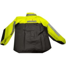 Resim PeraPelis Suprex Pvc Kurye Yağmurluk Neon Sarı Takım M 