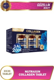 Resim Nutraxin Beauty Gold Collagen 30 Tablet - 3 Al 2 Öde 