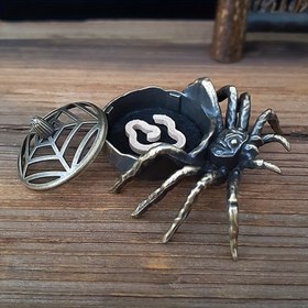 Resim Örümcek Dekoratif Tütsülük - Gotik Cadılar Bayramı Ev Dekoru, Örümcek Tabanlı Çinko Alaşım Açık İşçilikli Tütsülük, Elektriksiz Kullanım, Noel, Sevgililer Günü, Anneler/Babalar Günü Hediyesi - Dekorasyon veya Pratik Kullanım, Tatil Süslemesi, Detaylı İşçilik, Şık Tasarım, Okült Tutkunlar İçin Dekoratif Parça 