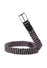 Resim Pierre Cardin Multi Renk Örgü Erkek Kemer En 3,5 Cm Pc-1745 Siyah - Arduvaz 
