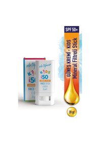 Resim Eda Taşpınar Kids Mineral Filtreli Güneş Koruyucu Face Stick SPF50+ 20 G 