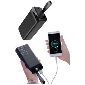Resim Şık Tasarımlı 50.000 Mah Powerbank Hızlı Şarjlı Led Göstergeli Fenerli Çok Renkli 