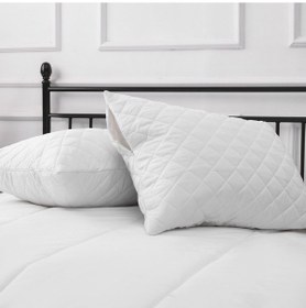 Resim Kapitone Su Sıvı Geçirmez Yastık Koruyucu Alez (2 Adet) 