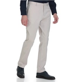 Resim Hatemoğlu Taş Regular Fit Yandan Cepli Pamuklu Kanvas Pantolon Taş 