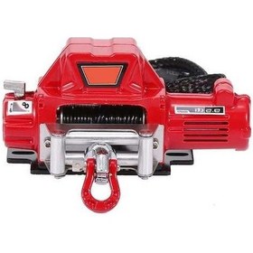 Resim Supermarket1 1/10 Rc Araçlar İçin Kırmızı Kurtarma Vinç - Yüksek Kapasiteli, Çamurda Çekme 