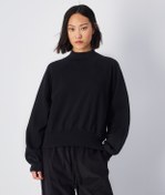 Resim Champion Vintage Wash Mock Turtle Neck Long Sleeves Sweatshirt 