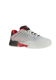 Resim K-swiss Hypercourt Express 2 Beyaz Erkek Tenis Ayakkabı Beyaz - Kırmızı 