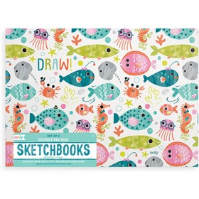 Resim Ooly Doodle Pad Duo 2'li Resim Defteri - Friendly Fish - 3 YAŞ VE ÜZERİ 