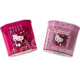Resim Hello Kitty Çöp Hazneli Çift Gözlü Kalemtıraş 