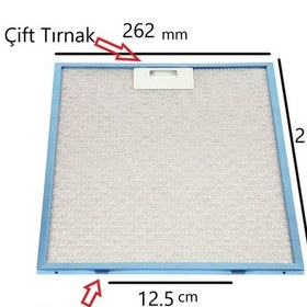 Resim Hotpoint Ariston Uyumlu He 60 S X/ha Ankastre Davlumbaz Alüminyum Yağ Fi 