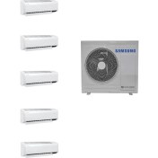 Resim Samsung Wind Free Multi 1+5 Sistem (AJ100TXJ5KH/EA) 7+7+7+7+7 Btu 10 Kw Dış Ünite 