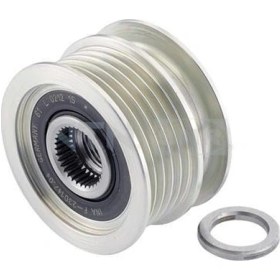 Resim Alternatör Kasnağı Megane-clıo 2-kangoo-twng-symbol 2 2001 5 Kanallı K9k-k4m 8200113636 