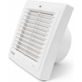 Resim Blauberg Auto 100 Otomatik Panjurlu Plastik Banyo Fanı 98 m3/h Beyaz Renk 100 mm 