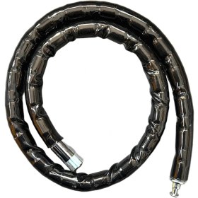 Resim Yuma YM-752 Motorsiklet Kilidi Anahtarlı Körüklü Siyah ( Boy : 120CM-ÇAP : 22MM ) 