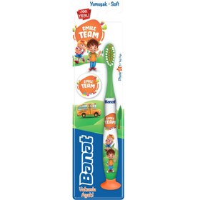 Resim Banat Smile Team Yumuşak-Soft Vakumlu Çocuk Diş Fırçası 