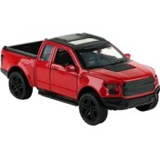 Resim Die Cast 1:32 Sesli ve Işıklı Çek Bırak 4x4 Kamyonet Kırmızı 