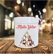 Resim Genel Markalar Yılbaşı Noel Temalı Baskılı Seramik Şık Küllük 