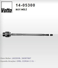 Resim VOTTO 14-5300 Rot Mili Corsa C 01- Combo 01- 