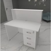 Resim Venadan Nil Banko Komodinli 120 x 70 x 120 cm Beyaz 