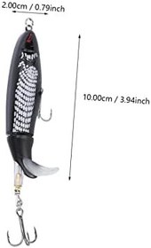 Resim INOOMP Boyalı Yemler Balıkçılık Cazibesi Gerçeğe Yakın Biyonik Yemler Pervaneli Yüzme Havuzu Traktör Olta Takımı 