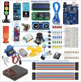 Resim eğiteklab YENİ ROBOTİK KODLAMA ARDUİNO ÇOCUK USTA PROFESYONEL EĞİTİM SETİ 