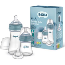 Resim Mooma Biberon Başlangıç Seti - Mavi - Mavi / Standart 