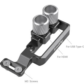 Resim Smallrig 2981 Canon Eos R5 ve R6 Kafes Için HDMI ve Usb-C Kablo Kıskacı 