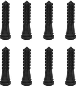 Resim Hangfox 50 Adet Siyah Mısır Desenli Kauçuk Tüy Çıkarıcı Çubukları - Dayanıklı, Esnek, Tavuk-ördek-kaz Piliç Tüy Çıkarma Makinesi Aksesuarı 