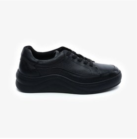 Resim Greyder 59052 Siyah Hakiki Deri Kadın Sneaker Ayakkabı-824 Siyah 
