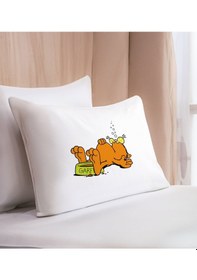 Resim Bk Gift Eğlenceli Kedi Tasarımlı Pamuklu Yastık Kılıfı-8 50x70cm , Sevgiliye , Ev si, Tasarım Ev Tekstili 