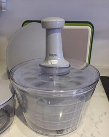 Resim Leggno Pratıco Kapaklı Salata El Rende Seti Gri 