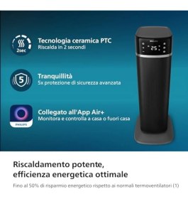 Resim Philips 5000 Serisi Seramik Fanlı Isıtıcı 2000 Watt Anında Isıtma Özelliği ile 20 m2 Alan İçin 
