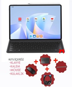 Resim Huawei 12GB RAM Matepad 11.5”S 256Gb PaperMatte - klavye+kulaklık+mouse+kalem 