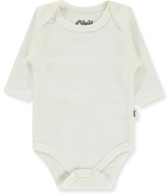 Resim Civil Baby Düz Uzun Kol 1-3 Yaş Çıtçıtlı Badi - Beyaz - Beyaz / 3-4 Yaş 