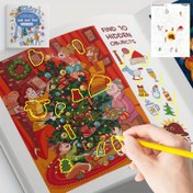 Resim Gizli Nesneyi Bul - Okul ve Ev İçin Etkileşimli Öğrenme Yardımcısı, Düşünme ve Konsantrasyon Becerilerini Geliştirir, Kağıt Malzeme, Eğitici Aktivite Kitabı | Bayramlık İllüstrasyon | Kağıt Malzeme Kitabı 