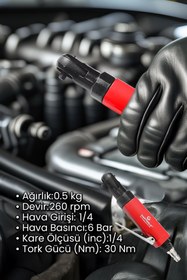 Resim G GAPTOOLS 1/4 Havalı Cırcır Kolu GPC1202 