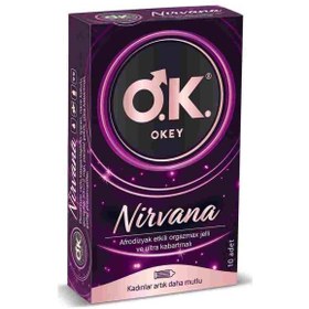 Resim Okey Nirvana 10 Adet Prezervatif 