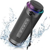 Resim Tronsmart T7 Taşınabilir Bluetooth Hoparlör 360° Surround Ses, Uygulama Üzerinden Özel EQ, IPX7 Su Geçirmez, Çift Eşleştirme, LED Işık, Bluetooth 5.3, Döner Ses Kontrolü, Micro SD/TF Kart 