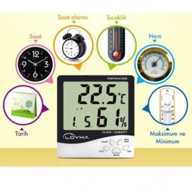 Resim Loyka Sıcaklık ve Nem Ölçer 