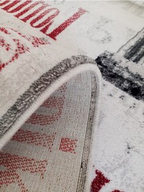 Resim Aslan Home Yatak Odası Takımı Üç Lü Yolluk , Paris Desenlli Figürlü Akrilik Kaliteli Küçük Halı 